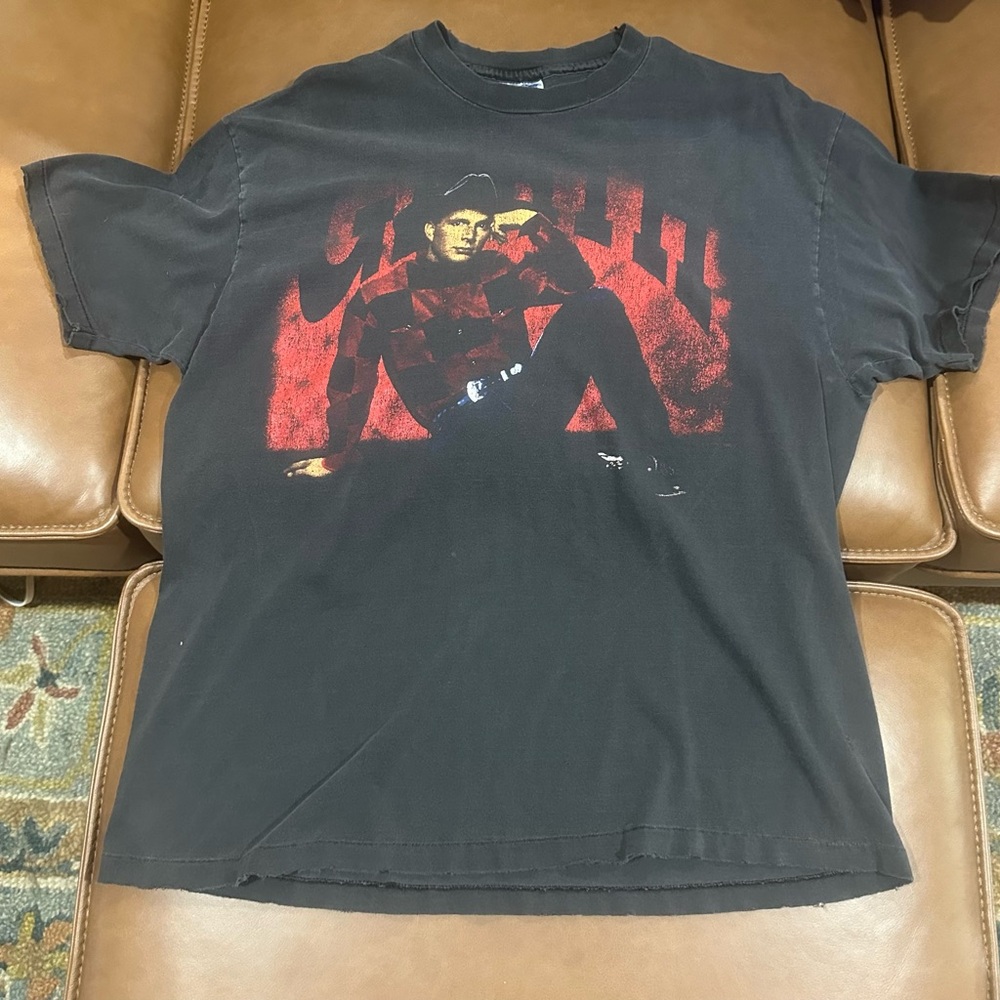 Vintage Original 1990s Garth Brooks Tour T-shirt on Hanes Beefy Tag